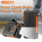 Portable Hand Crank Solar Power Bank With Light 20000mAh Large Capacity Fast Charging Mobile Power Supply Charger Station
