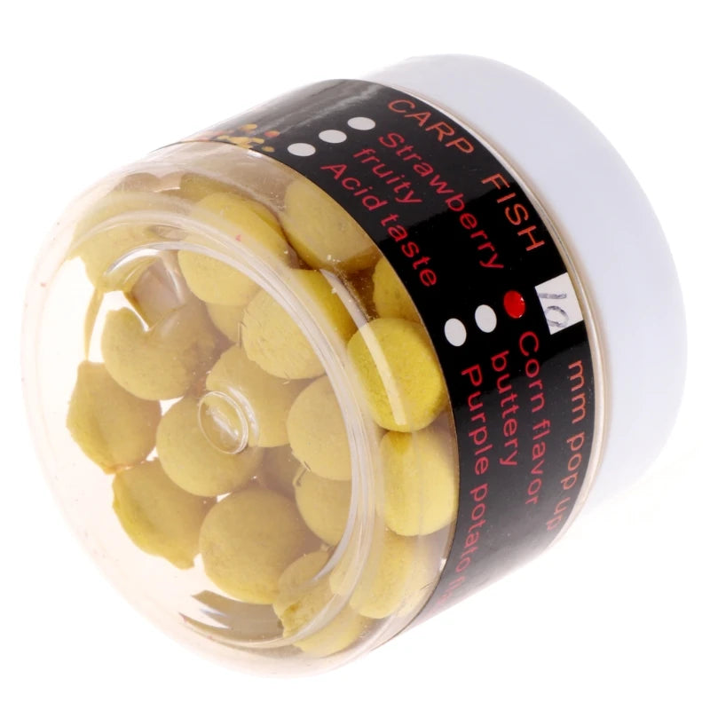 Floating Fishing Lure with Beads, Artificial Baits, Flavor Smell, Carp, 1 Box