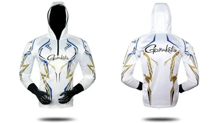 Fishing Clothing Long Sleeve Summer Quick-Drying Clothes Breathable Anti-UV Sun Protection Shirt Hooded Fishing Jacket