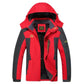 Winter New Waterproof Coat for Men, Winter with Added Velvet and Thick Warm Top, Men's Casual Loose Ski Jacket Jacket
