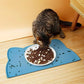 Pet Feeding Mat for Dogs Cats Non-Slip Silicone Cat Food Mat Waterproof Washable Spill-Proof Pet Placement Mat Pet Supplies