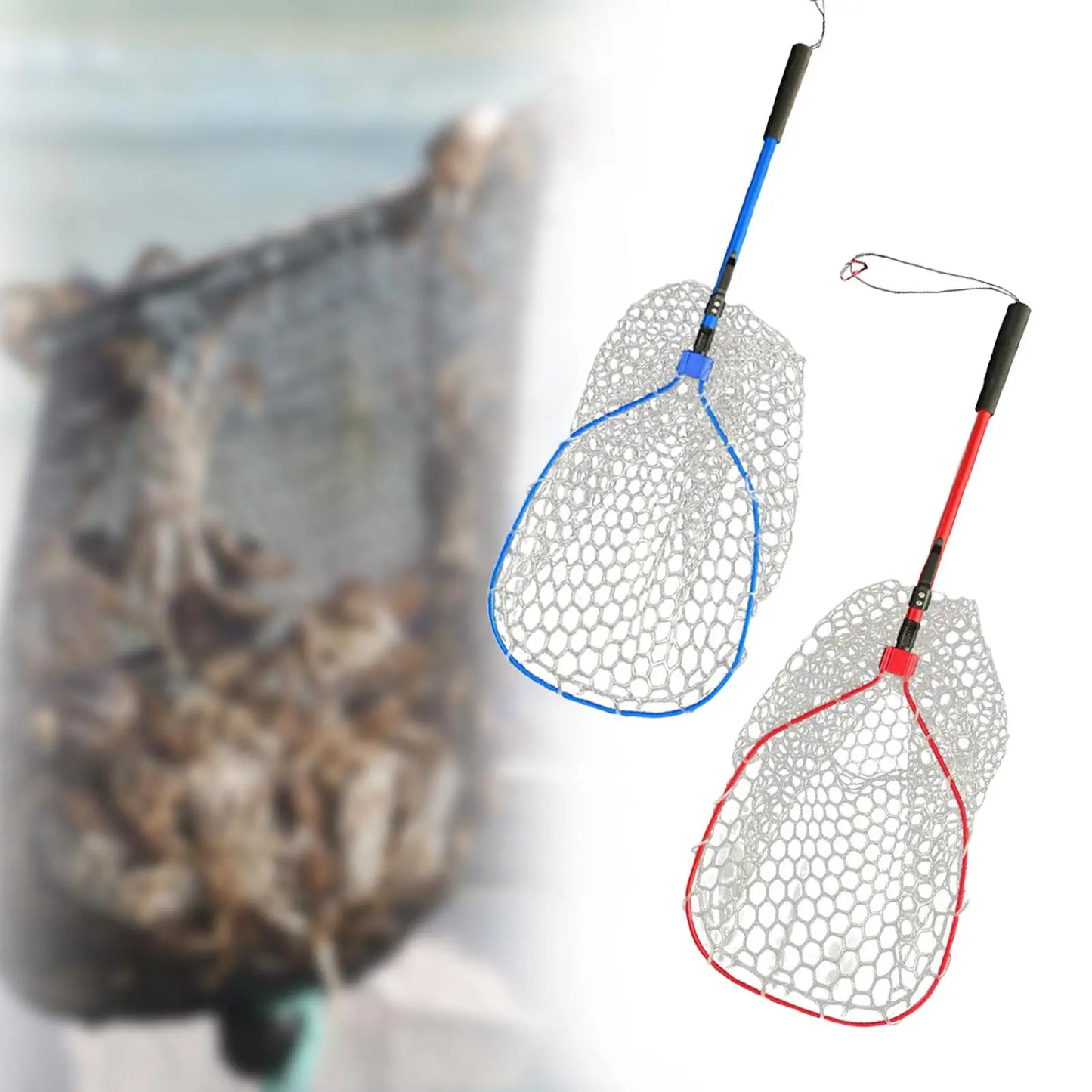 Fly Fsihing Net Fishing Landing Net Fish Catching Net Fishing Mesh Net Fishing