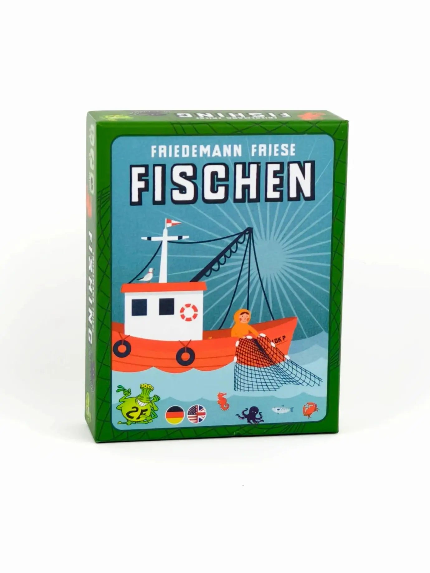 Fishing（English and German）Board game 3-5 players 40-60min Family/Party Funny Table Game Friends Entertainment Cards Game