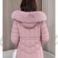 Winter 2025 New Down Jacket Women Parkas Fashion High-Quality Warm Cotton Padded Coat Ladies Short Overcoat Hooded Overwear Tops