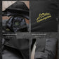 Winter New Waterproof Coat for Men, Winter with Added Velvet and Thick Warm Top, Men's Casual Loose Ski Jacket Jacket