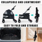 Pet Stroller Dogs Cats Teddy Bear Baby Stroller Small Pet Stroller Light and Foldable Suitable Outdoor Travel Dog Cat Supplies