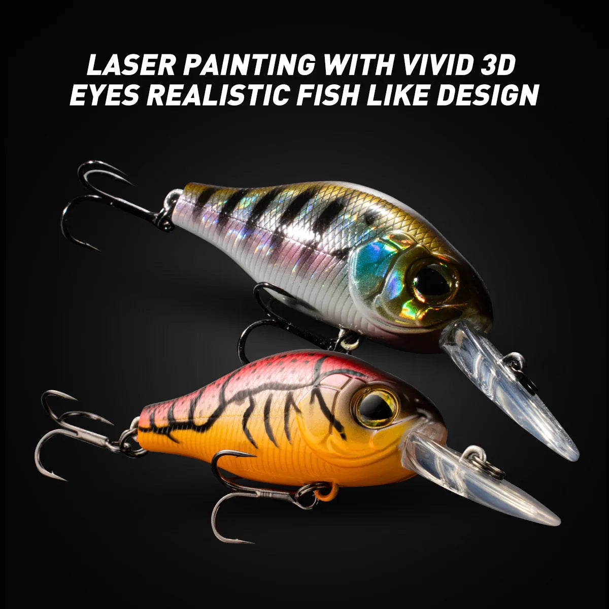 Fishing lure Deep Dive Floating Crank lure for long casting for bass pike Predator lure