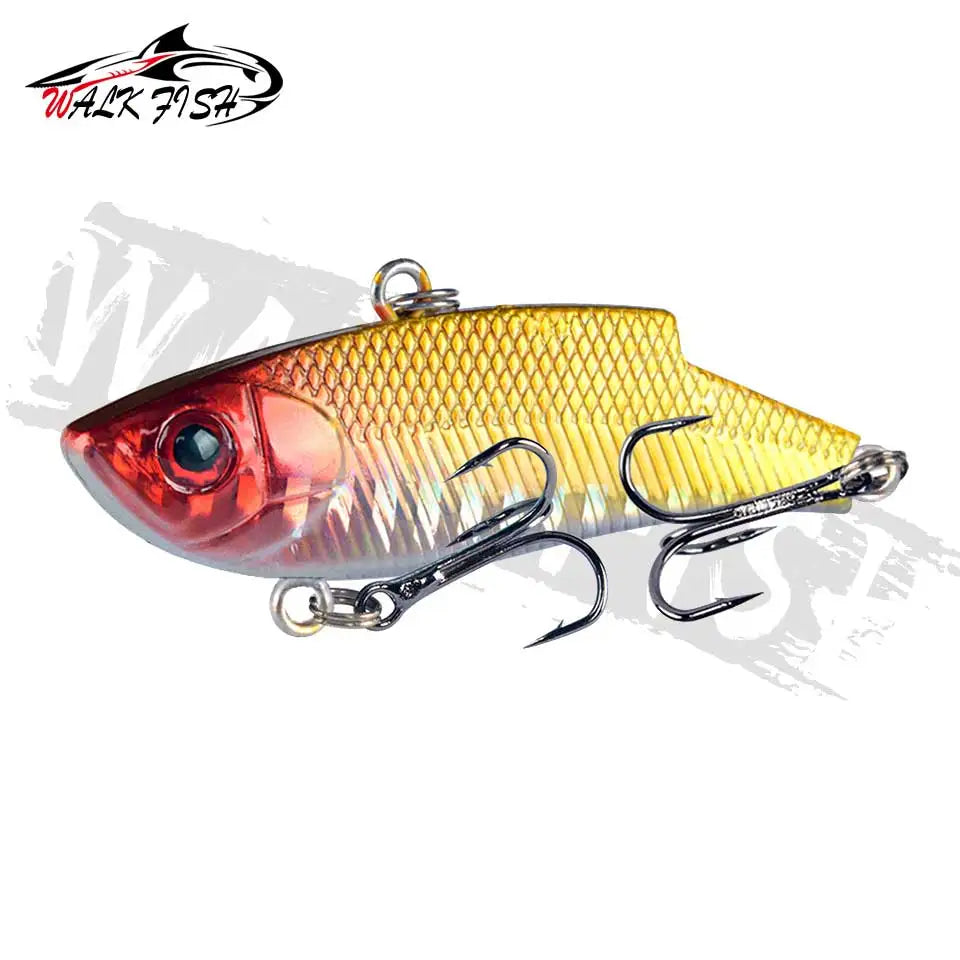 WALK FISH 5.5cm 10g Tough Fishing Lure VIB Rattlin Hook Fishing Sinking Vibration Rattlin Hooktion Bait Pencils Fishing Gear