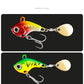 Fishing Lure Set 5pcs Wobble Rotating Metal VIB Vibration Bait Spinner Spoon Jig Sea Lures Artificial Hard Baits Sequins Tackle