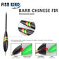 5 pieces of outdoor fishing gear accessories for fishing float with lead shirt wood, large buoyancy, and thickened tail