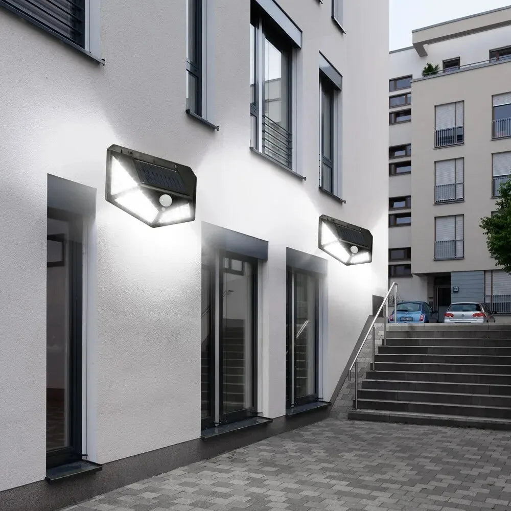 Solar Led for Outdoor Decor Solar Garden Lights Camping Home Wall Light Balcony Lighting Decoration Fixture Panel Waterproof