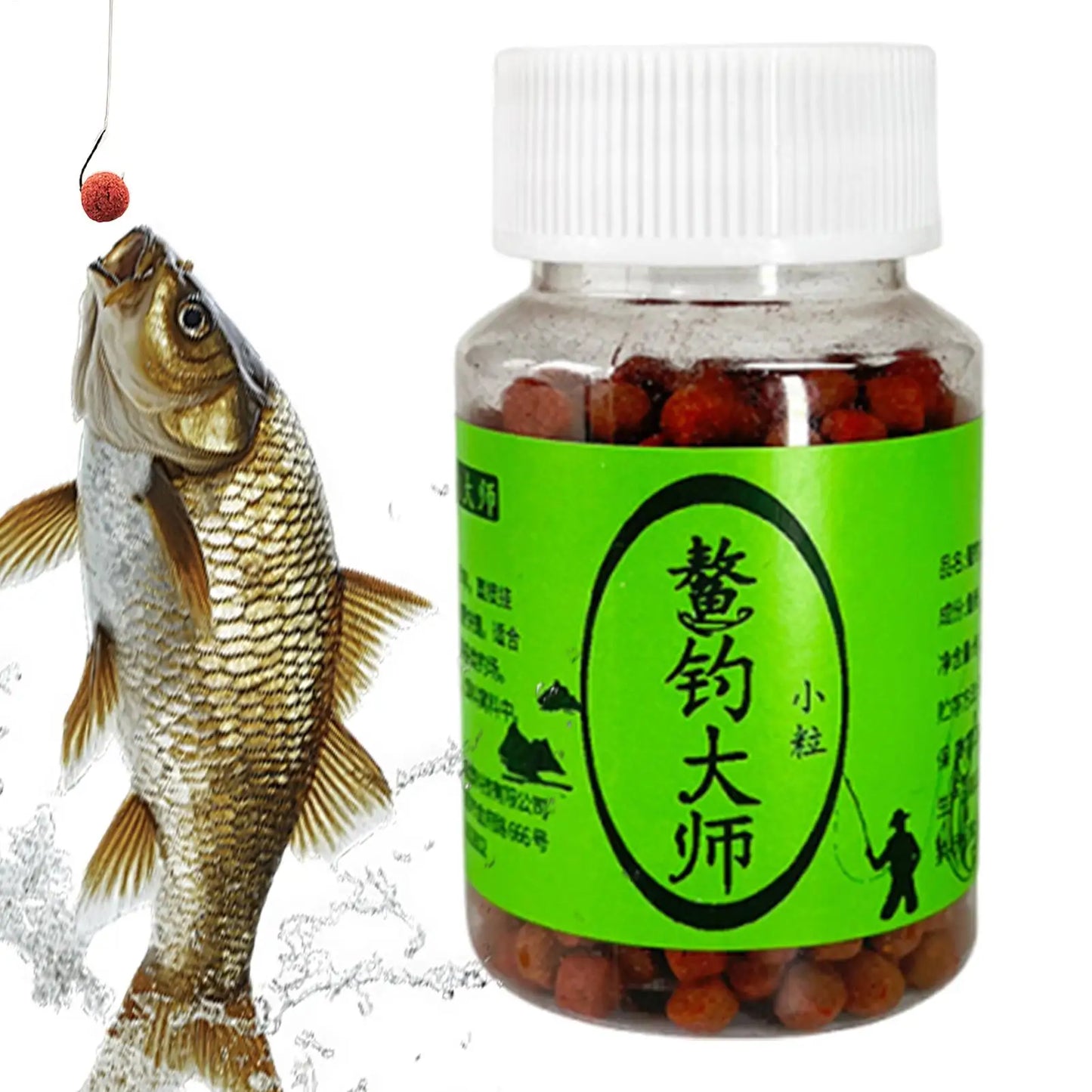 Freshwater Fish Attractant Fishing Bait Additive Natural Flavor Particle Fishing Lure Concentrated Fish Bait Fishing Food Bait