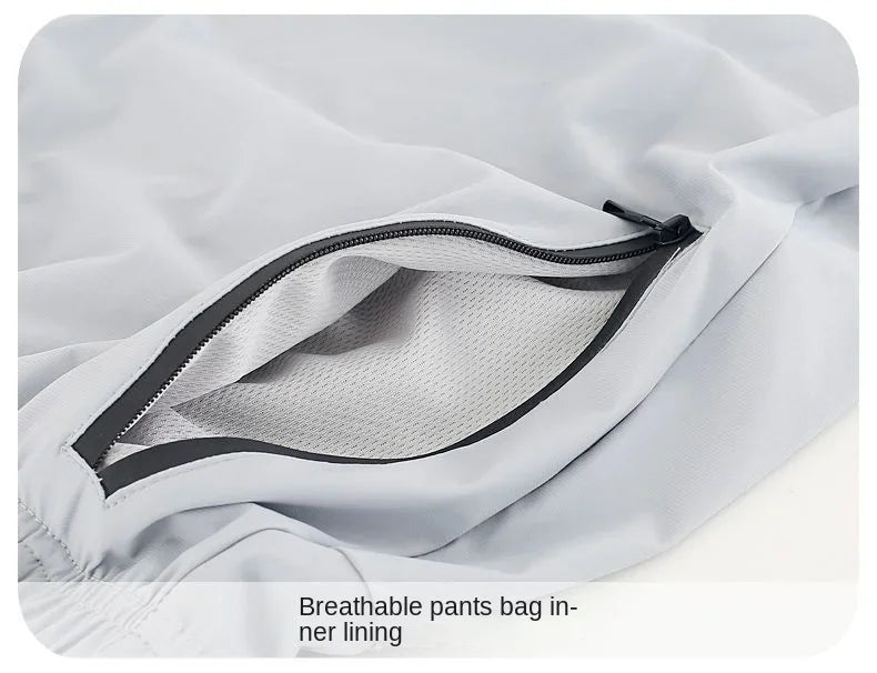 Ice Silk Fishing Pants, Cool Feeling Sweatpants, Outdoor Sunscreen, Quick Drying, Breathable, Anti-Mosquito Fishing Clothes