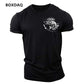 Outdoor Fishing Clothing Men's T-Shirts Short Sleeve Fish Print O-Neck Fitness Sports Tops Summer Beach Casual O-Neck Male Tees