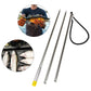 Fishing Spears Gaffs Barbed Telescopic Rod Fork Harpoon Hunting Fish Tool Aluminum Alloy Fishing Gigguff Hook Fishing Gear