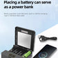 Solar Power Generation Solar Lithium Battery Smart Charger Type-C USB Four-Slot for 3.7V 18650/26650/21700/14500 Batteries