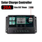 10/20/30/40/50/60/70/80/90/100/150A Solar Controller Digital Display LCD Screen 12V 24V Solar Panels Battery Charge Controller