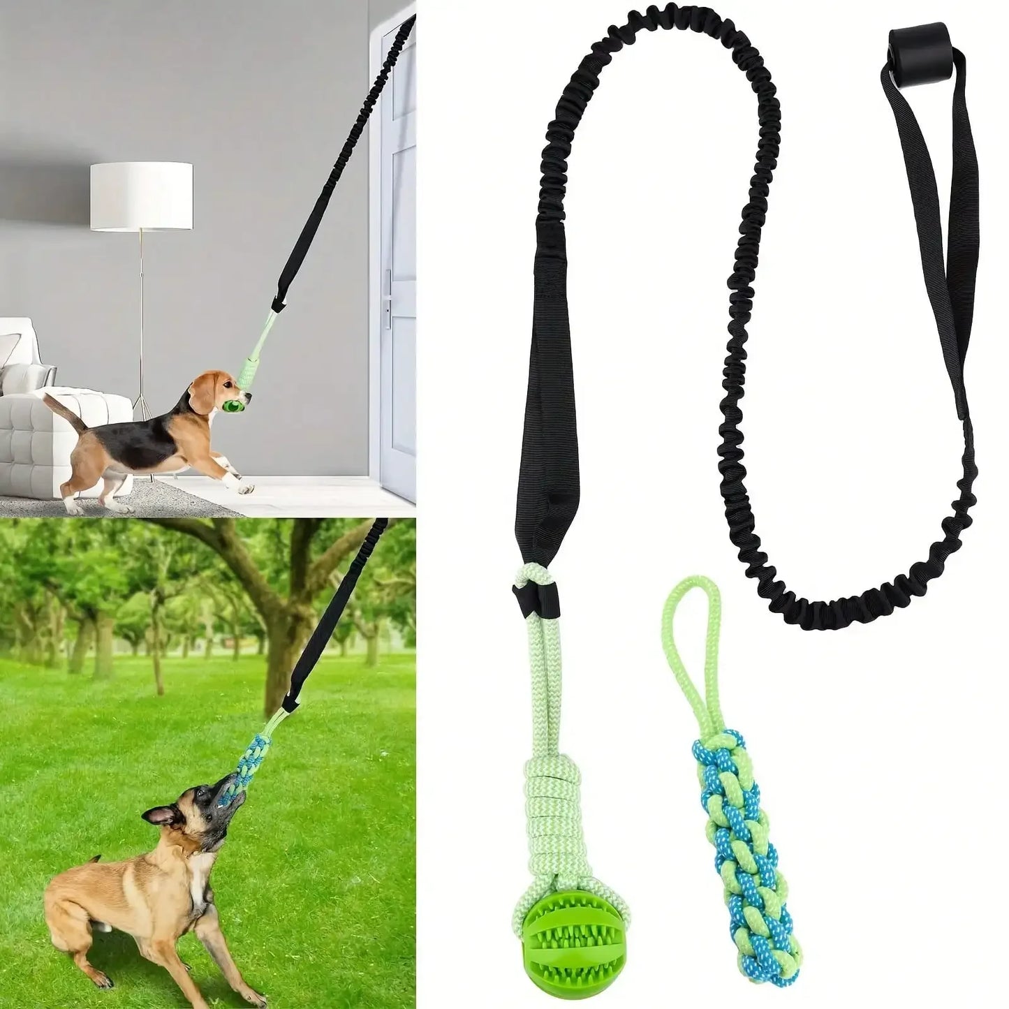3Pcs Pet Dog Toys for Large Small Dogs Toy Interactive Cotton Rope and Ball Dogs Teeth Cleaning Chew Toy Pet Accessories