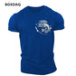 Outdoor Fishing Clothing Men's T-Shirts Short Sleeve Fish Print O-Neck Fitness Sports Tops Summer Beach Casual O-Neck Male Tees