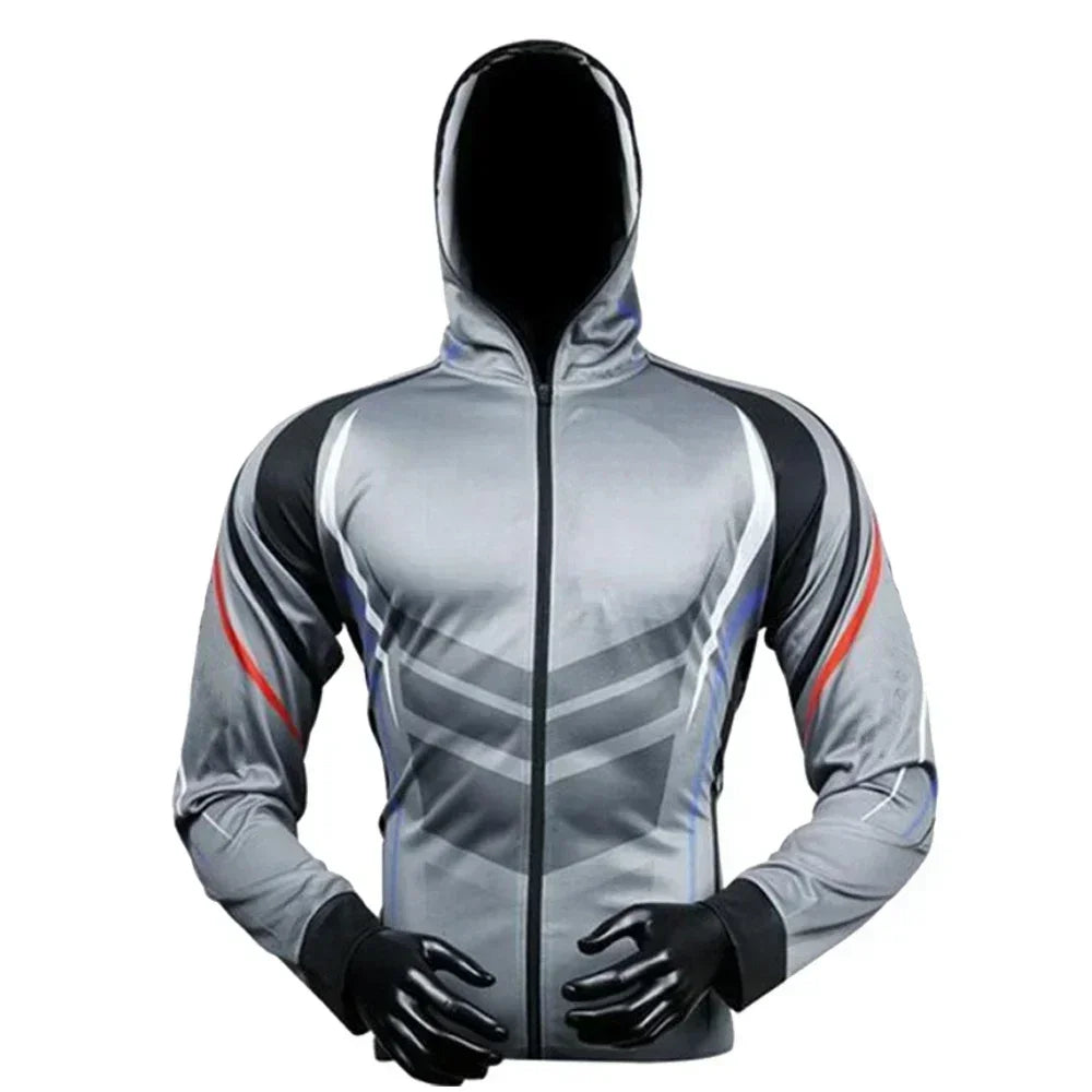 Fishing Clothing Hooded Summer Sun Protection Long Sleeve Fishing Jerseys Breathable Professional Men Fishing Shirt