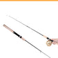 FISH KING Ice Fishing Rod Winter Short Fiber Telescopic Pole Portable Fish Trackle Accessories for Freshwater Saltwater