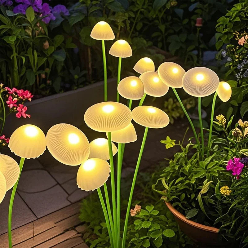 Solar Panel power LED Sway Lights Garden Decor Waterproof Outdoor Solar Pathway Light For Christmas Patio Balcony Yard Flowerbed