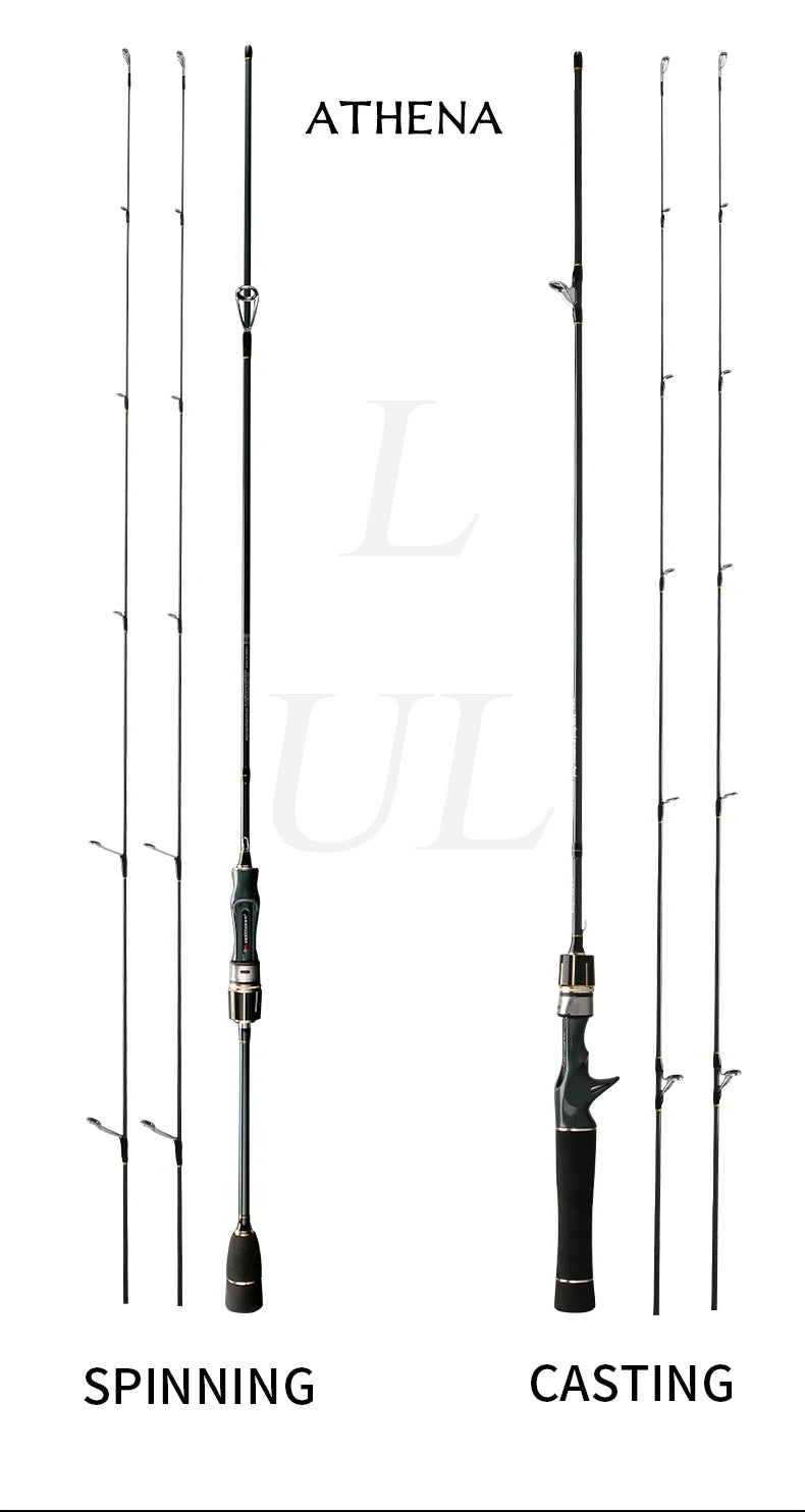 Trout Fishing L+UL Tips Fishing Rod Trout Fishing Light Rod Spinning Baitcasting Lure Fishing Rod Octopus Squid Fishing Tackle