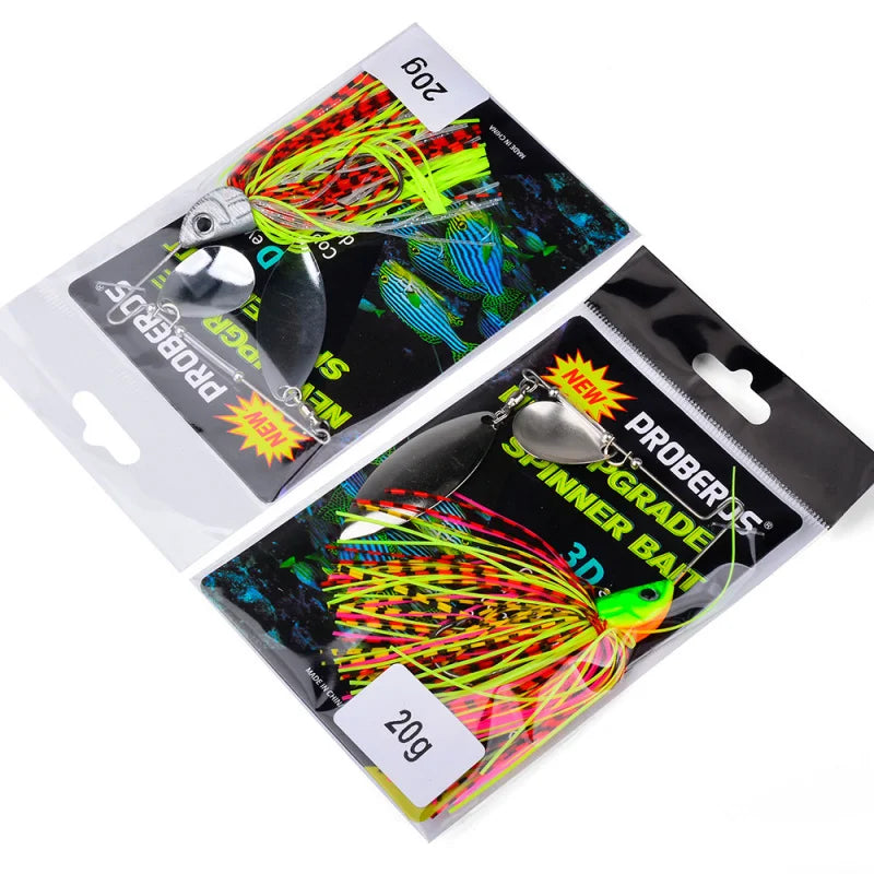 Sequin Lure Bait5Colorful Tassel Mustache Alloy10g15g20gFishing Gear