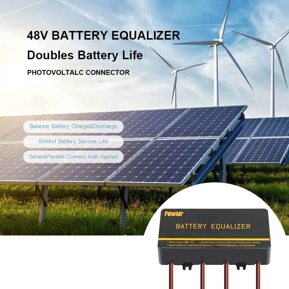 Battery Equalizer 24V 48V Batteries Voltage Balance Li-ion Lead Acid Battery Connected in Parallel for Solar Controller Inveters