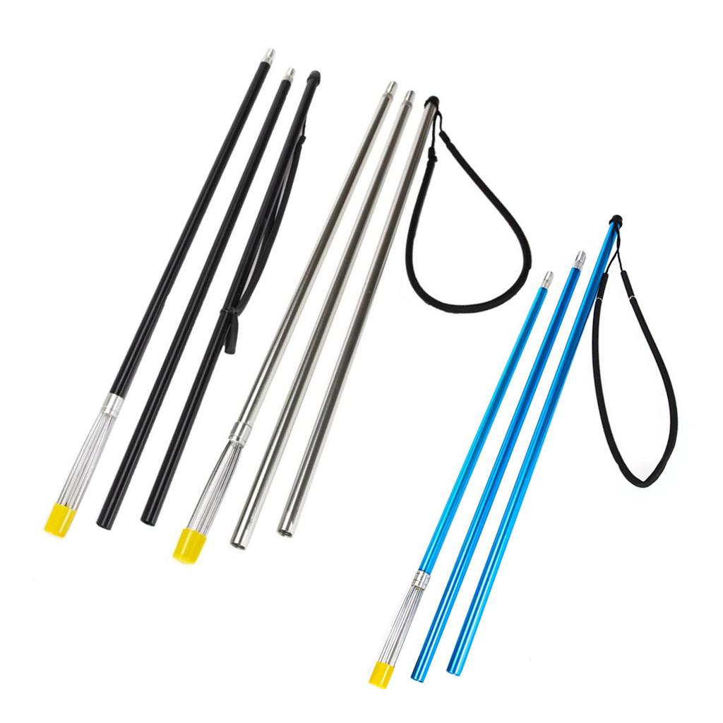 Fishing Spears Gaffs Barbed Telescopic Rod Fork Harpoon Hunting Fish Tool Aluminum Alloy Fishing Gigguff Hook Fishing Gear