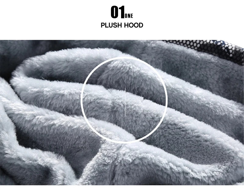 Winter Warm Sherpa Lined Coat for Men Heavyweight Plush Fleece Jackets Outwear Long Sleeve Zip Up Hoodie Sweatshirt Tops Outfits