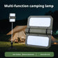 Solar Powered Portable Camping Light with Strong Magnetic Base for Home Emergency Construction Site Outdoor Work Lamp