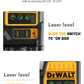 Dewalt DW089LG 12-Line Green Beam Laser Level - 360° 3-Side Coverage, 12V Li-Ion, Jobsite Ready for Any Task