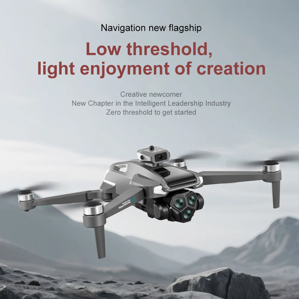 2025 New Drone, Large Screen Remote Control, Hd Camera, Brushless Motor, Full of Power, Brilliant Lights, the Best Gift!