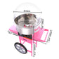 SucceBuy Electric Cotton Candy Machine Commercial Floss Maker w/ Stainless Steel Bowl Sugar Scoop and Drawer for Birthday Party