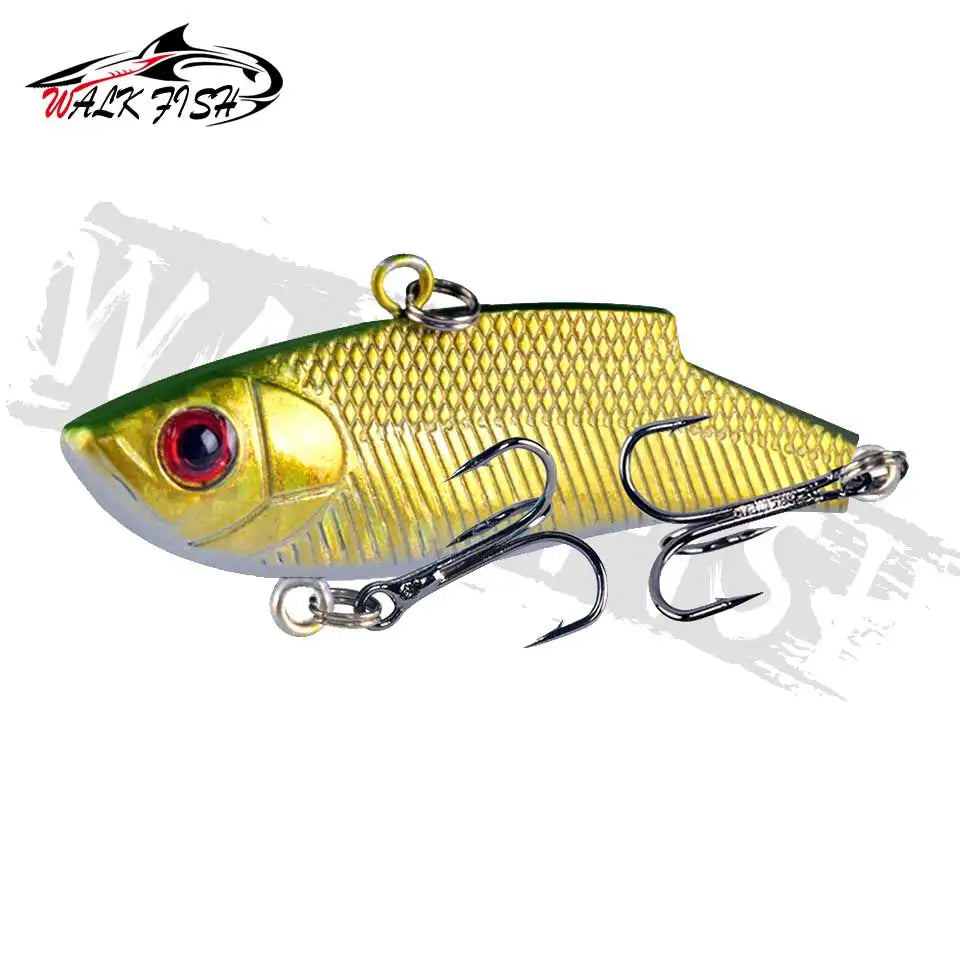 WALK FISH 5.5cm 10g Tough Fishing Lure VIB Rattlin Hook Fishing Sinking Vibration Rattlin Hooktion Bait Pencils Fishing Gear