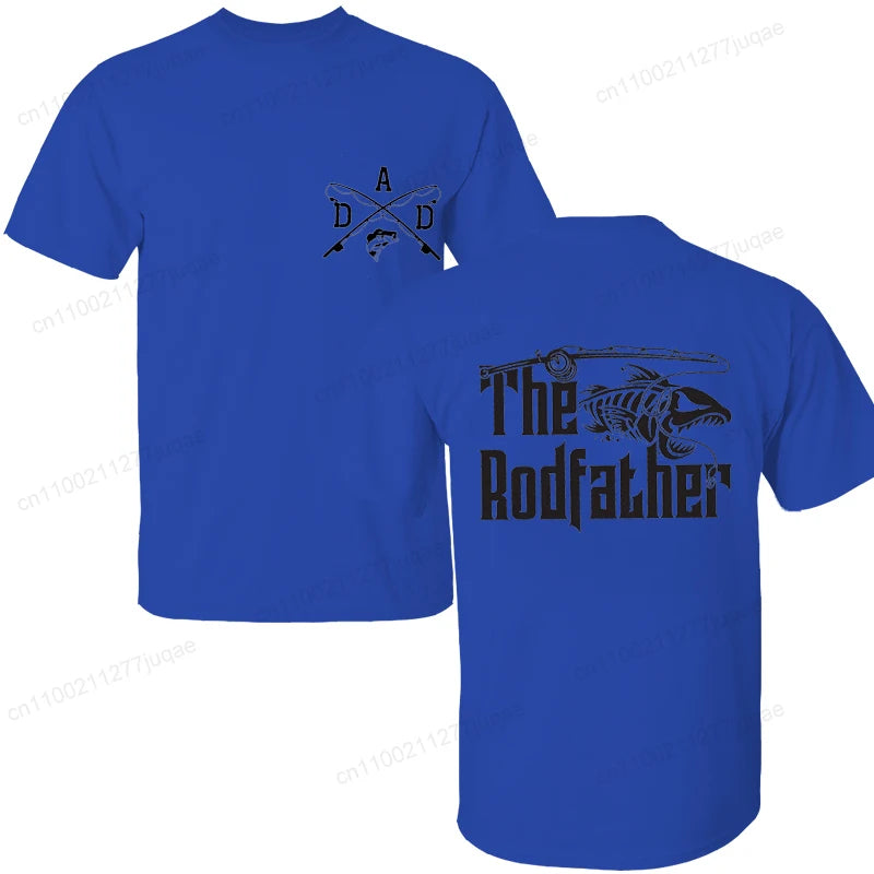 Men's Clothing Funny Fishing Shirt for Dad Print TShirt Fisherman Tee with Dad Joke Funny Tees Fashion Graphic Tshirts Clothing