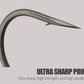 LUREHOLIC PTFE Super Slide Offset Hook Worm Hook Texas Rig Drop Shot Stainless Steel Worm Fishhook Fishing Accessories