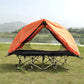 Waterproof and Windproof 1 Person Tent, Camping Tent,Aluminum Pole Backpacking Tent Can Be Cot Bed Tent Not Include the Bed