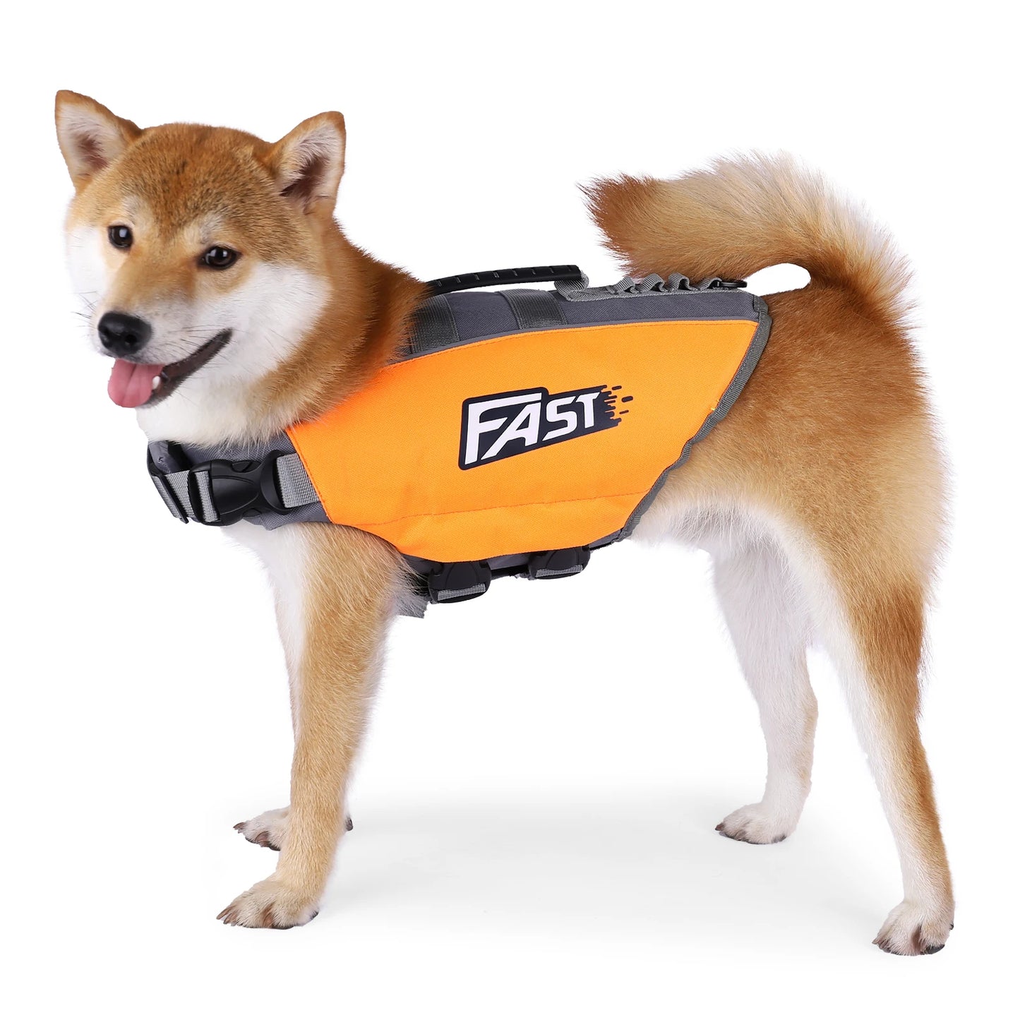 Dog Life Jacket,Dog Life Vest,Reflective Puppy Lifejacket with Buoyancy and Rescue Handle, Adjustable Safety Dogs Floating Vests
