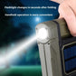 Solar Powered Portable Camping Light with Strong Magnetic Base for Home Emergency Construction Site Outdoor Work Lamp