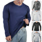 Men's Winter Thermal Long-sleeved T-shirt Wear Extreme Cold Weather Base Layer Top Fleece Lined Winter O-Neck Bottoming Shirts
