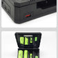 Solar Power Generation Solar Lithium Battery Smart Charger Type-C USB Four-Slot for 3.7V 18650/26650/21700/14500 Batteries