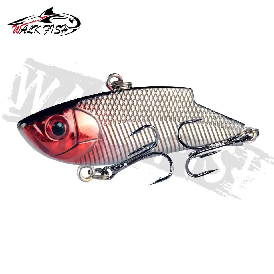 WALK FISH 5.5cm 10g Tough Fishing Lure VIB Rattlin Hook Fishing Sinking Vibration Rattlin Hooktion Bait Pencils Fishing Gear