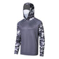 Fishing Shirts Men Fishing Hoodie With Mask Neck Gaiter Hooded Clothing Breathable Fishing Wear