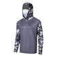 Fishing Shirts Men Fishing Hoodie With Mask Neck Gaiter Hooded Clothing Breathable Fishing Wear