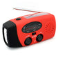 Solar Emergency Radio 10000mAh Hand Crank Portable AM/FM/NOAA SOS Radio with Flashlight&Reading Lamp Cell Phone Charger Radio