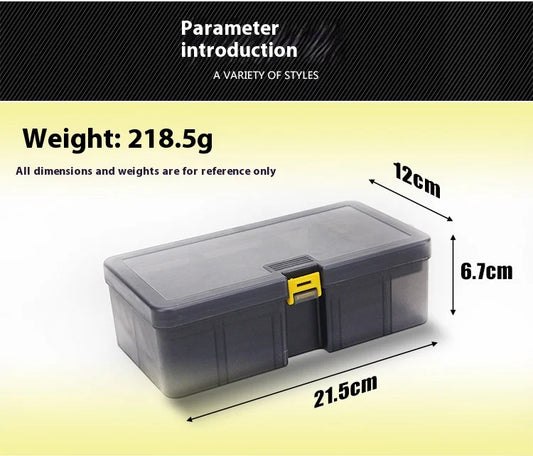 1Pcs Fishing Tackle Box Large Capacity Fishing Accessories Tool Storage Box Fish Hook Lure Fake Bait Box Fishing Supplies