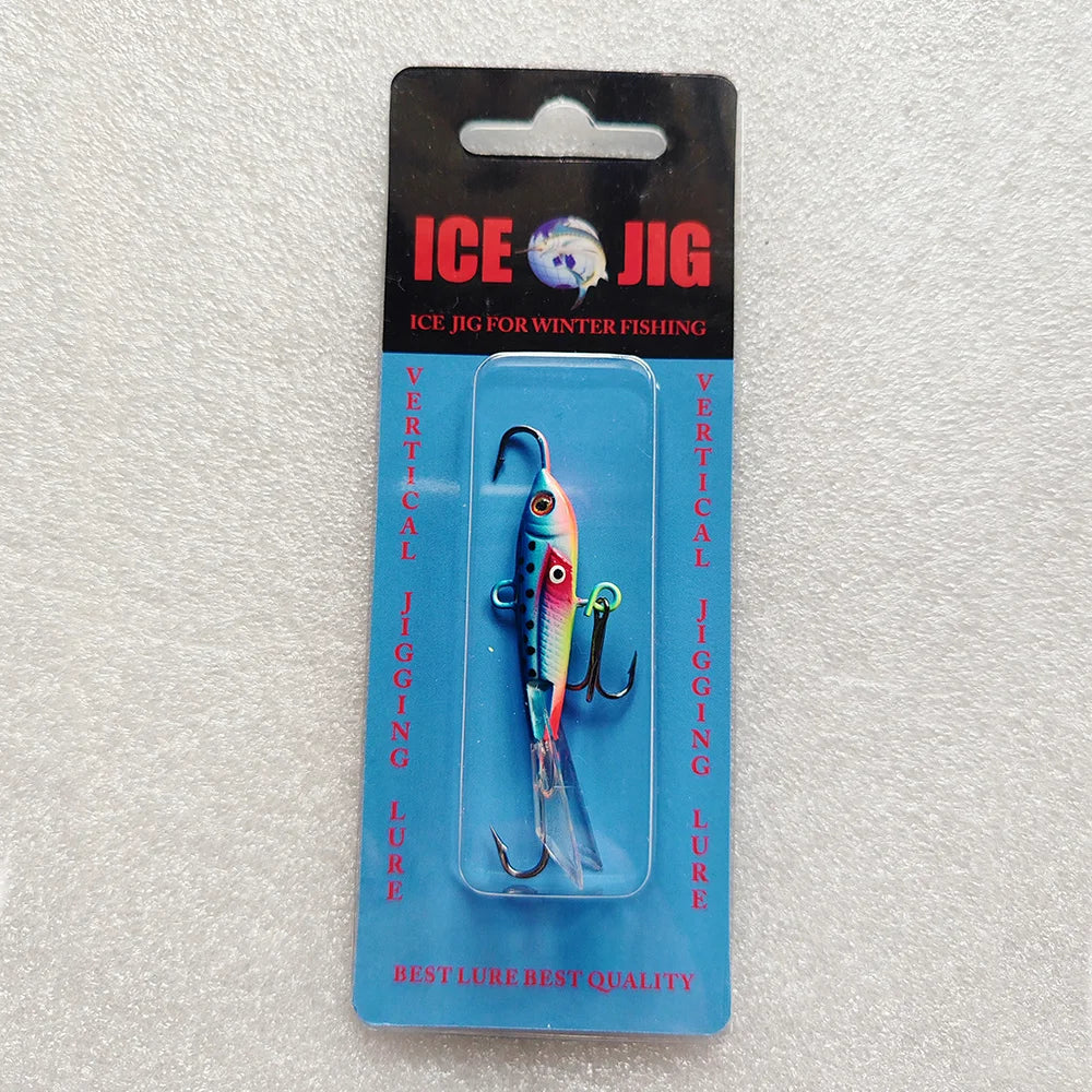 6cm 10.5g New Winter Fishing Lure Balancers Ice Fishing Jig Wobblers for Trout Bass Pike Perch Carp Ice Fishing Balancer