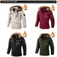 New Winter Men Outwear Fleece Warm Removable Hooded Hiking Jacket Men Outdoor Windproof Casual Fashion Jacket Coat Male Clothing